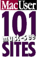 [MacUser's 101 Must-See Sites]